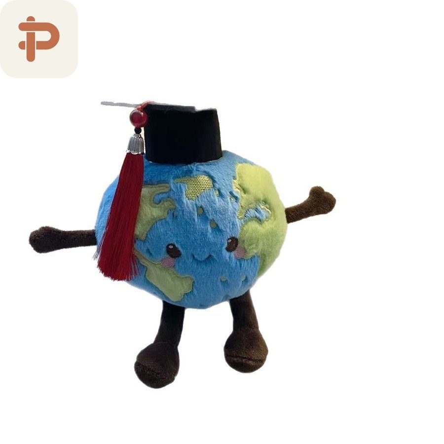 Graduation-Cap Planet Plush Toys