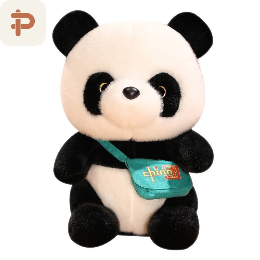 Panda Plush with Crossbody Bag