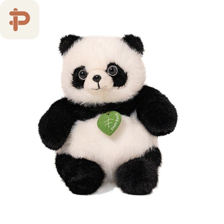 Mini Sitting Animal Plush, 13 cm
