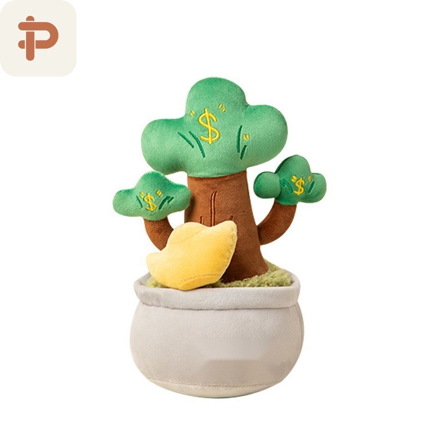 Lucky Money-Tree Potted Plant Plush