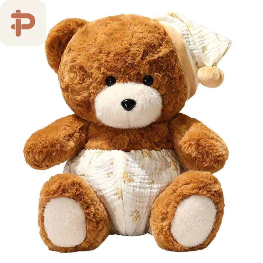 Sleepy Bear Plush in Pyjamas