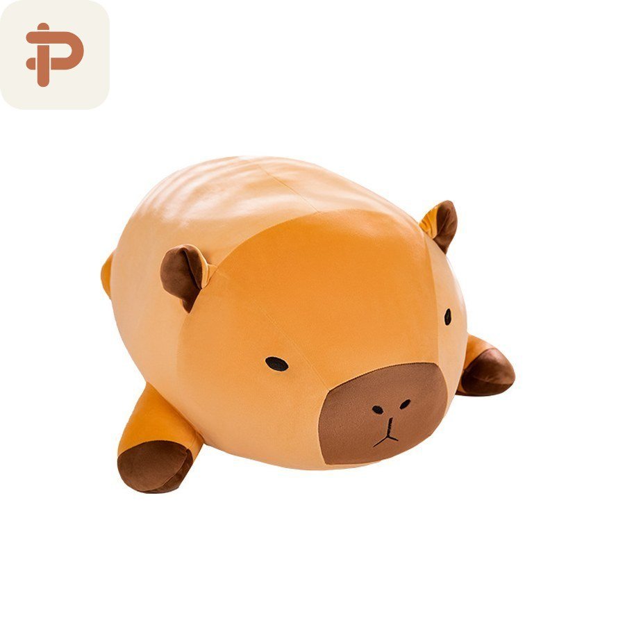 Lying Capybara Plush, 40–80 cm