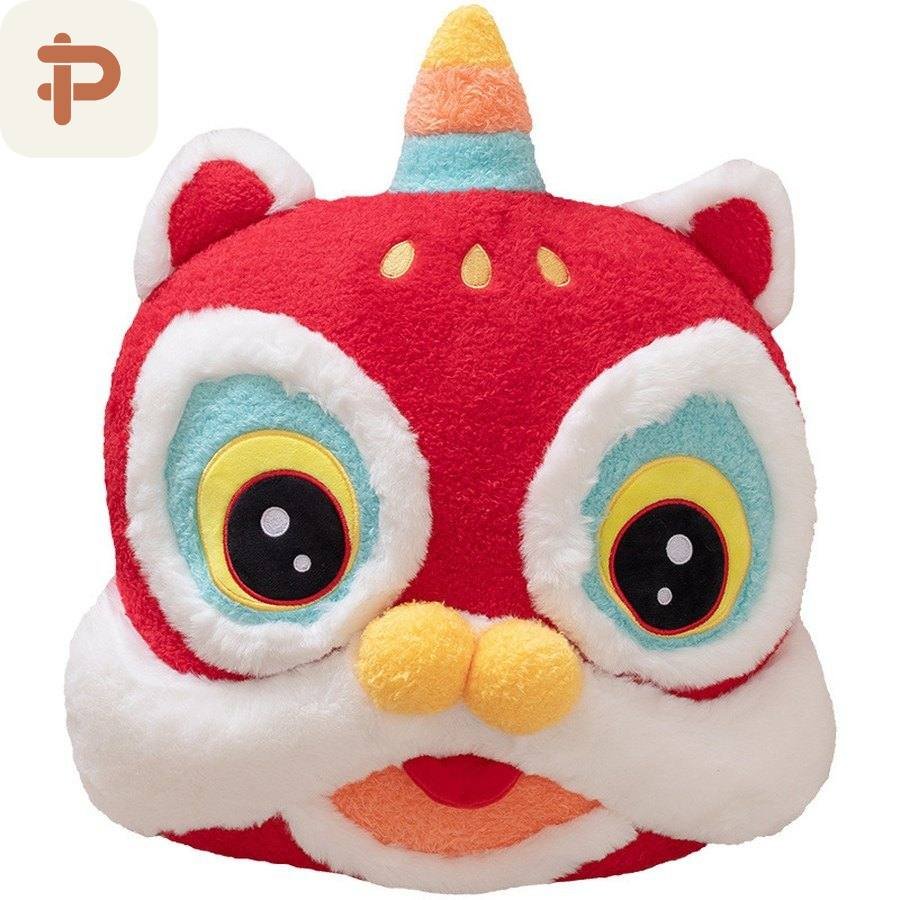 Lion Dance Lucky Cushion