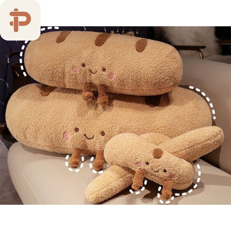 Baguette Shaped Pillow, 3 Styles