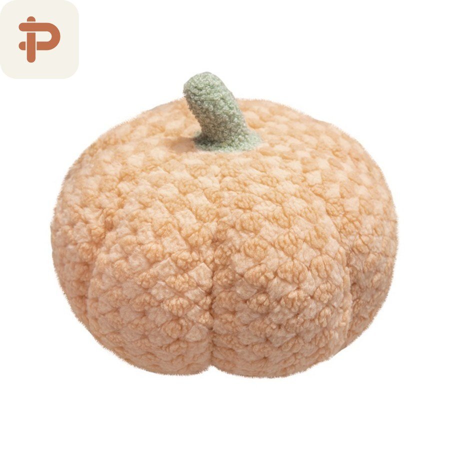 Sherpa Pumpkin Cushion