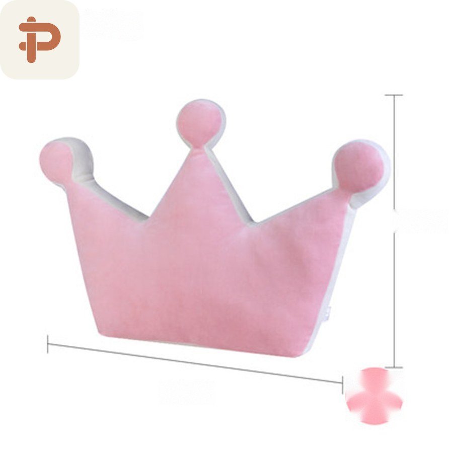 Rainbow & Crown Kids Cushion