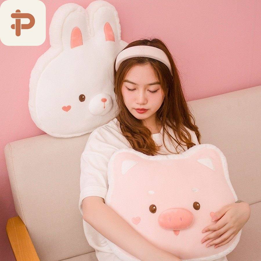 Soft Animal Face Cushion