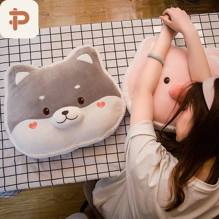 Soft Animal Face Cushion