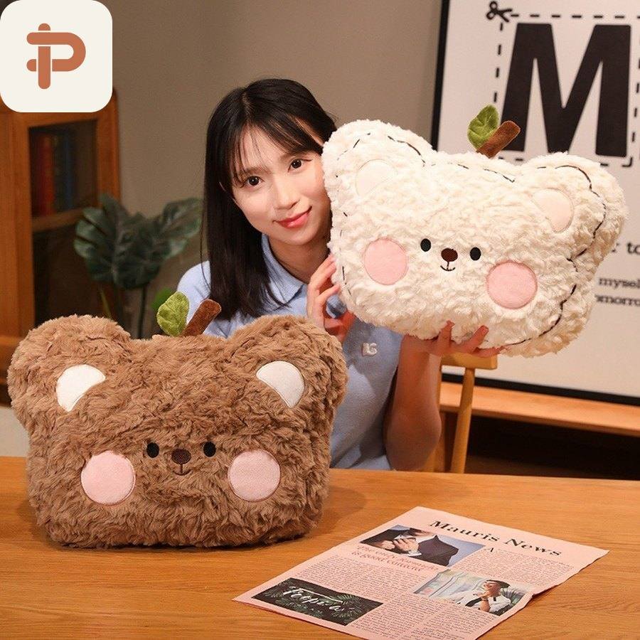 Teddy Bear Face Cushion