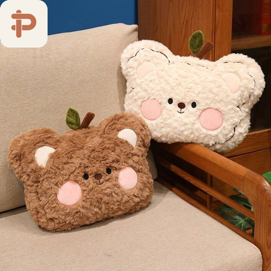 Teddy Bear Face Cushion