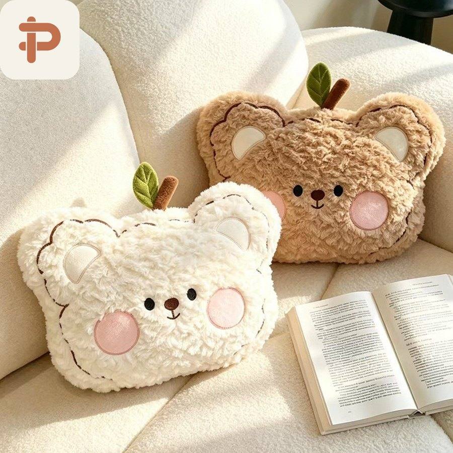 Teddy Bear Face Cushion