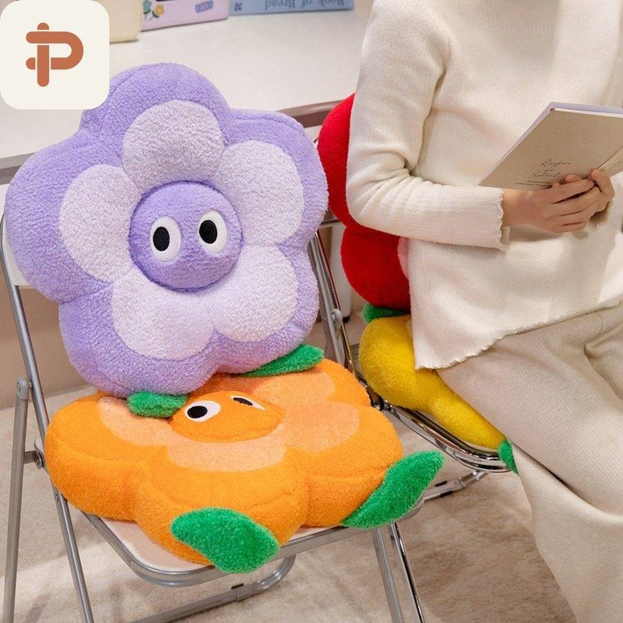 Smiley Flower Cushion