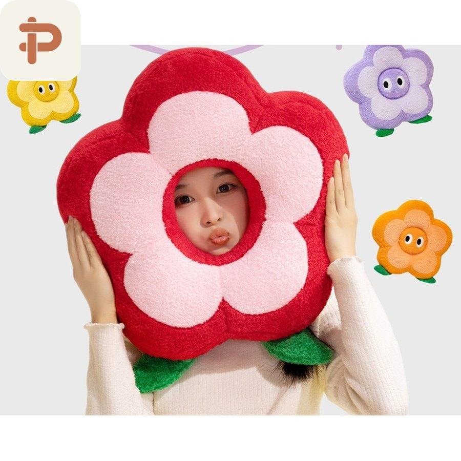 Smiley Flower Cushion