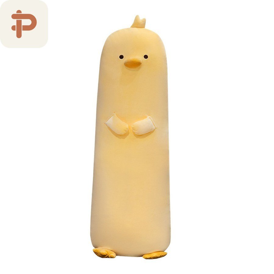 Chick, Dino & Penguin Long Pillow