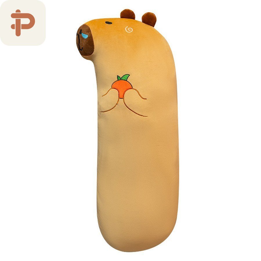 Capybara Long Body Pillow, 90/120 cm