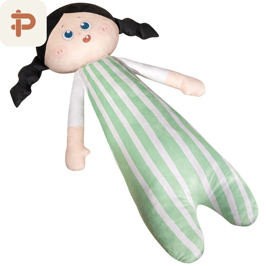 Printed Doll Long Pillow, 65–140 cm