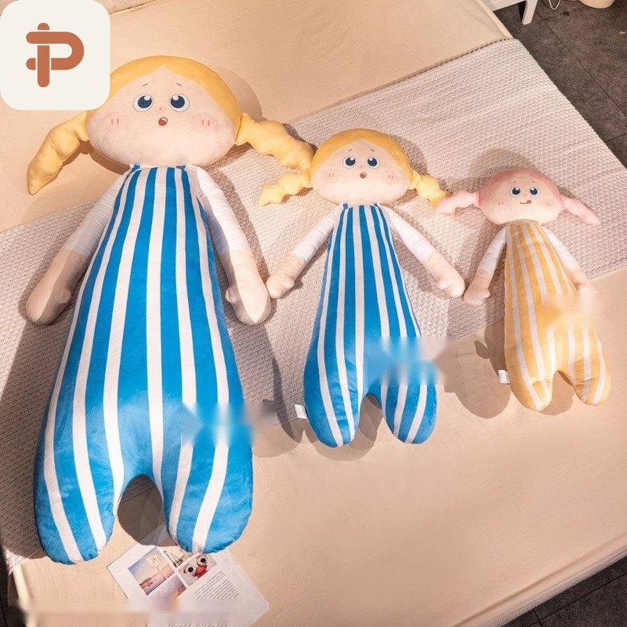 Printed Doll Long Pillow, 65–140 cm
