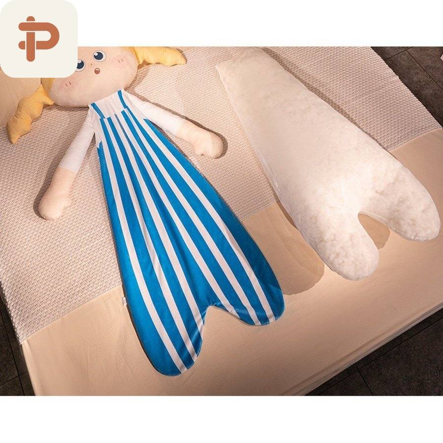 Printed Doll Long Pillow, 65–140 cm