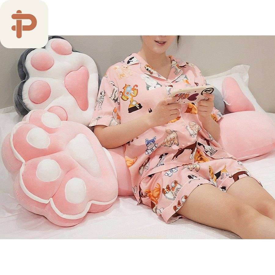 Cat Paw Long Body Pillow, 100–150 cm