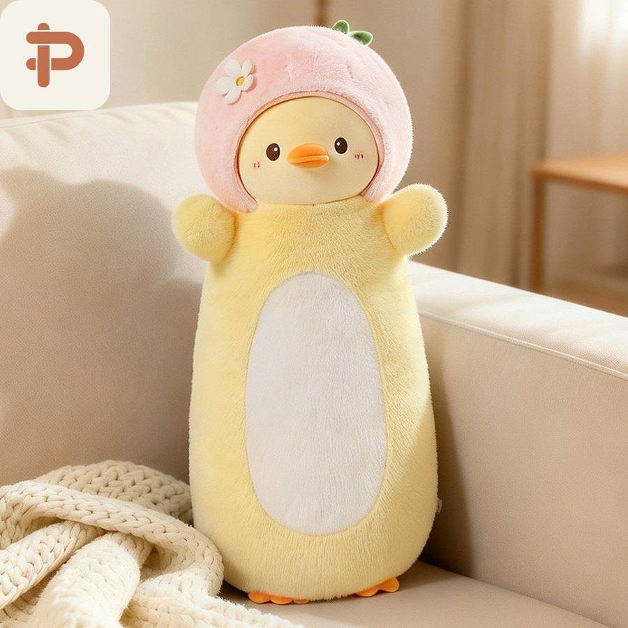 Animal Hat Long Hug Pillow, 70 cm