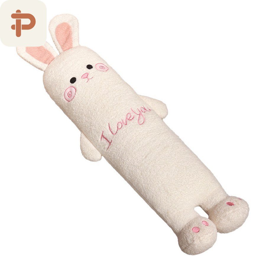 Bunny & Bear Long Body Pillow, 100 cm