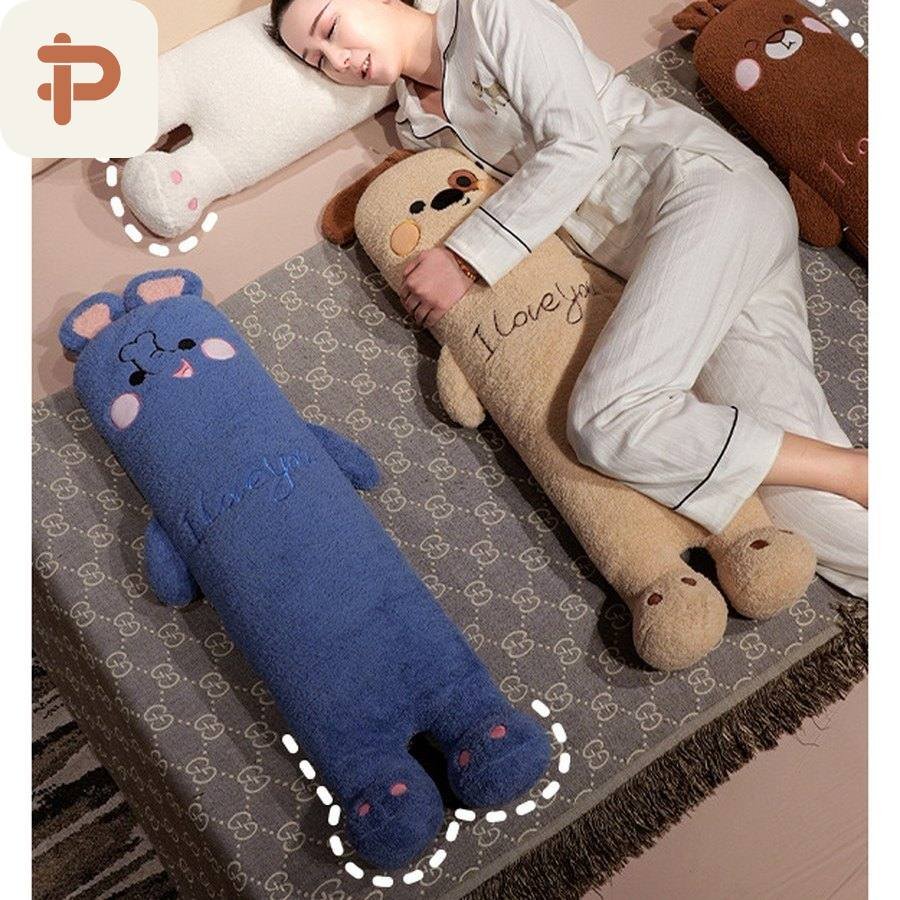 Bunny & Bear Long Body Pillow, 100 cm