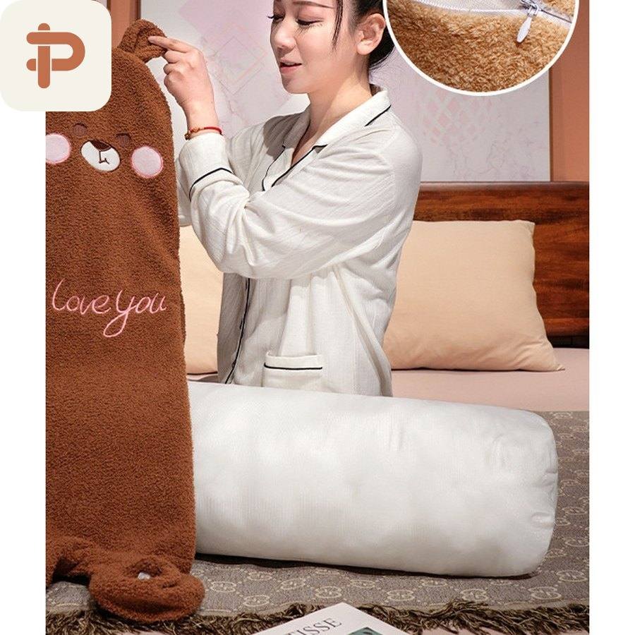 Bunny & Bear Long Body Pillow, 100 cm