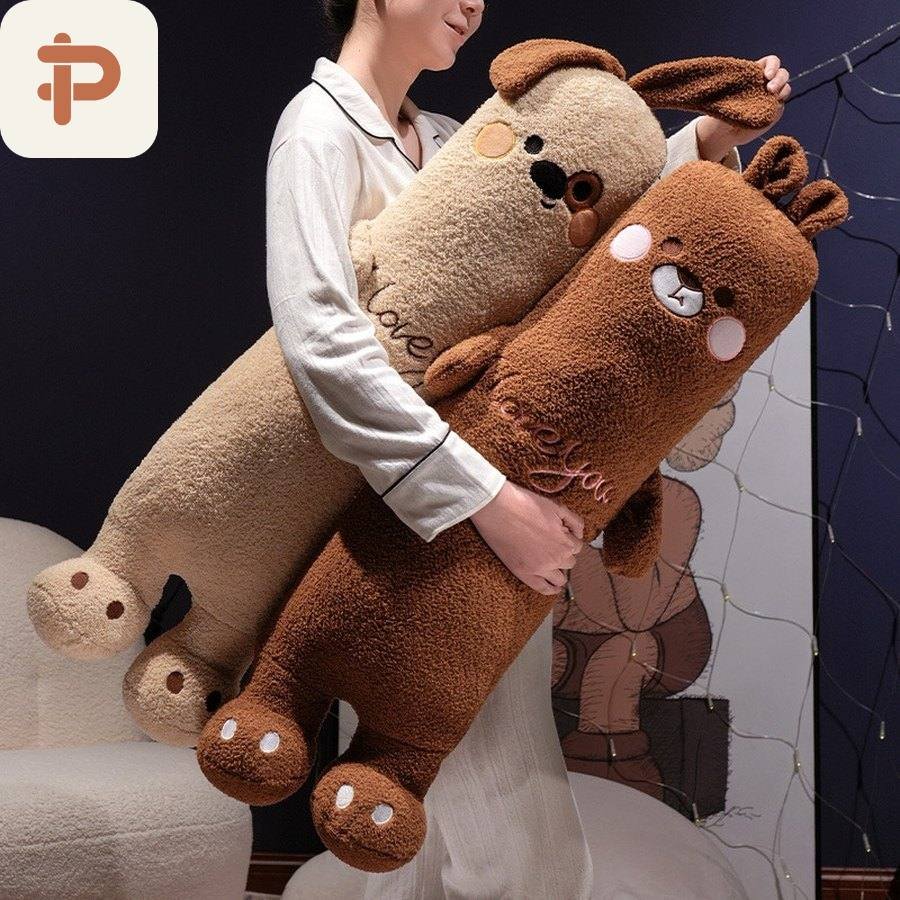Bunny & Bear Long Body Pillow, 100 cm