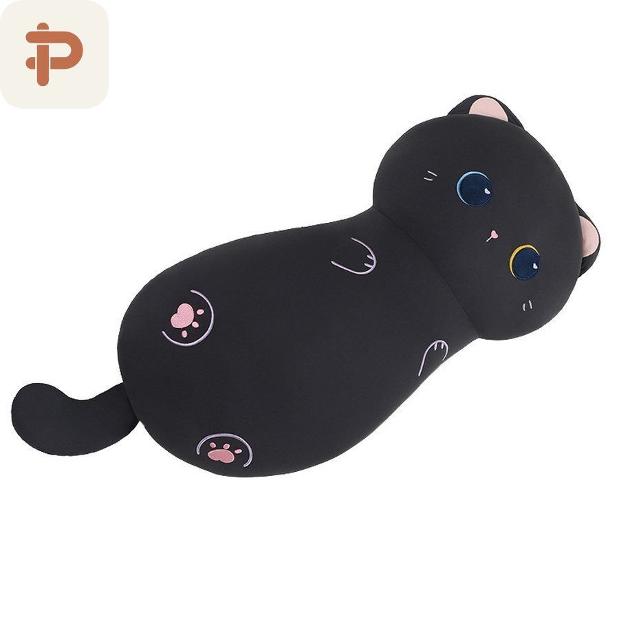 Lying Cat Long Pillow, 70 cm