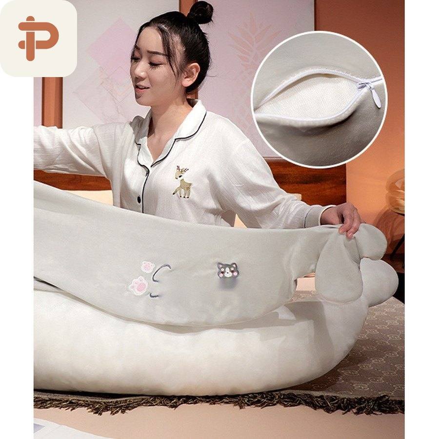 Mermaid-Tail Animal Long Pillow