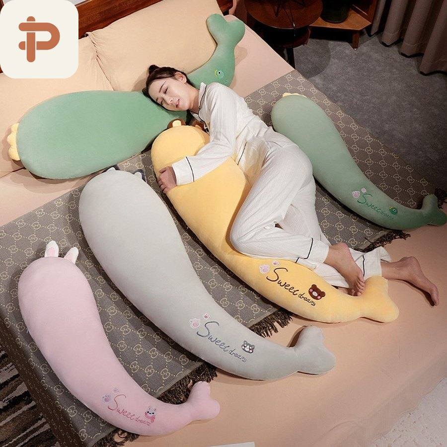 Mermaid-Tail Animal Long Pillow