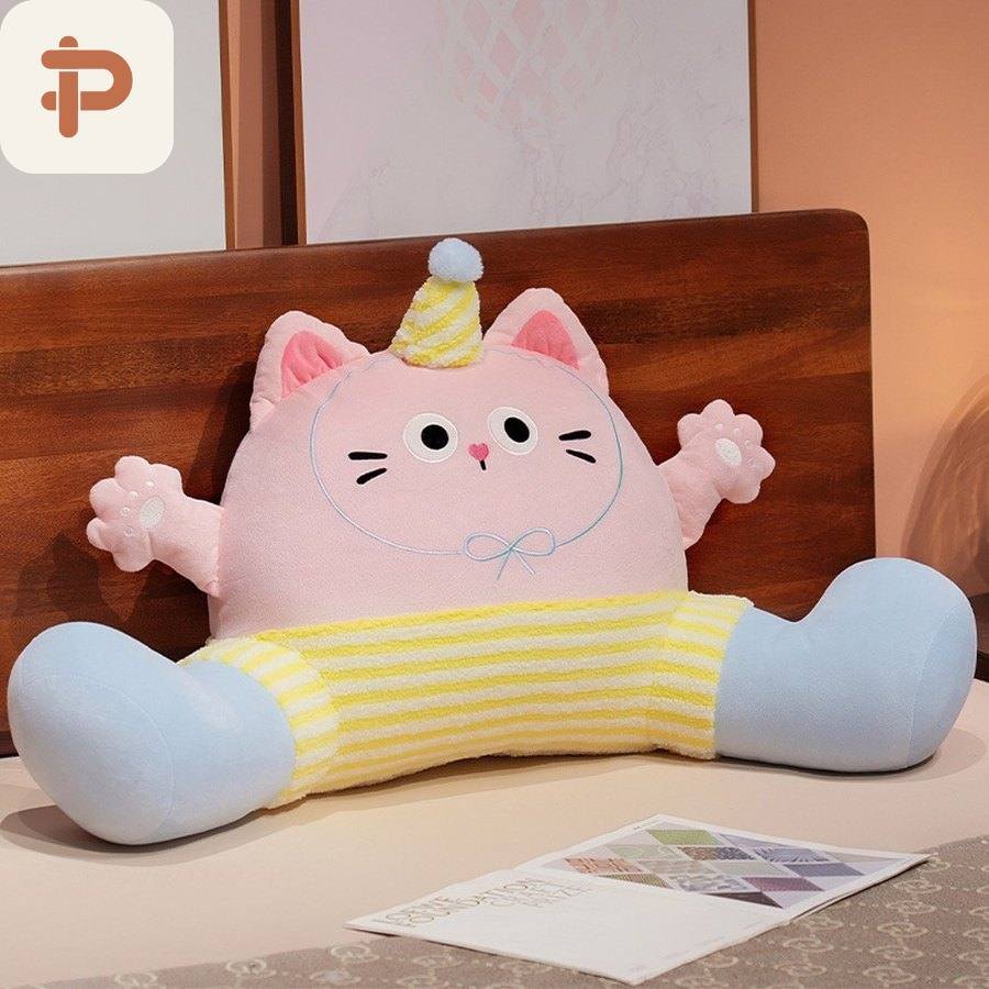 Cat & Westie Bed Reading Backrest