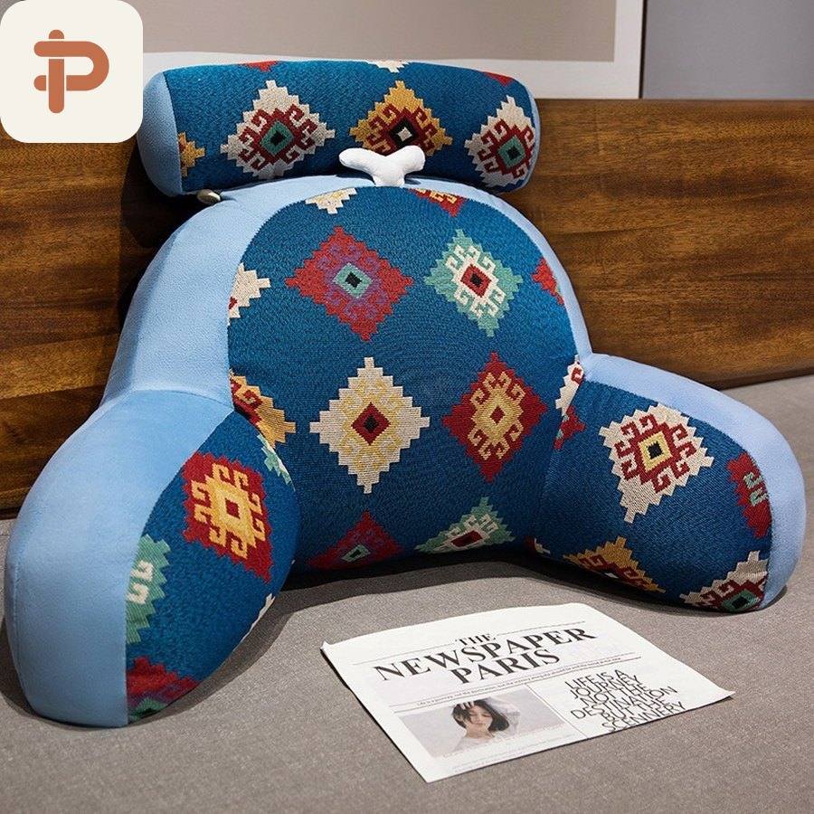 Bohemian Print Bed Reading Backrest