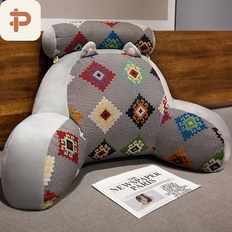 Bohemian Print Bed Reading Backrest