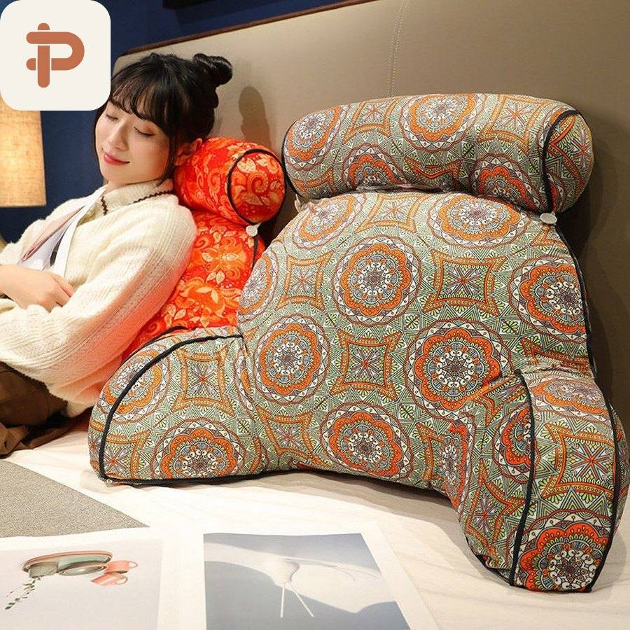 Printed Bed Reading Backrest with Headrest