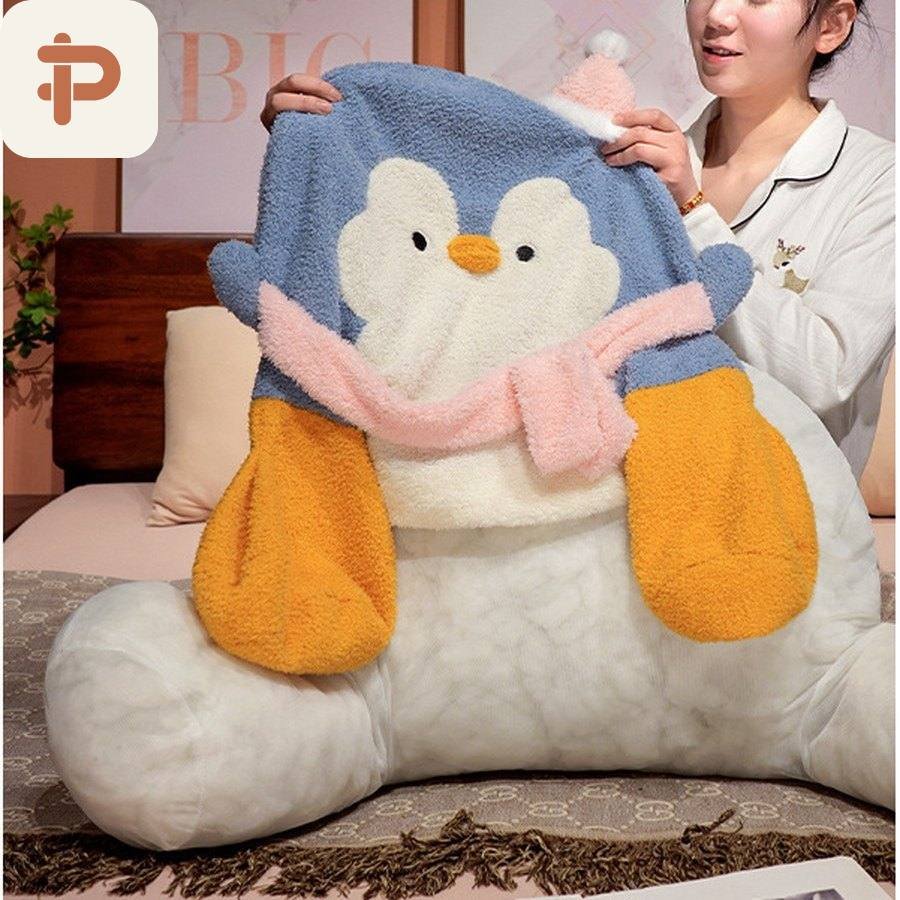 Penguin Bed Reading Backrest