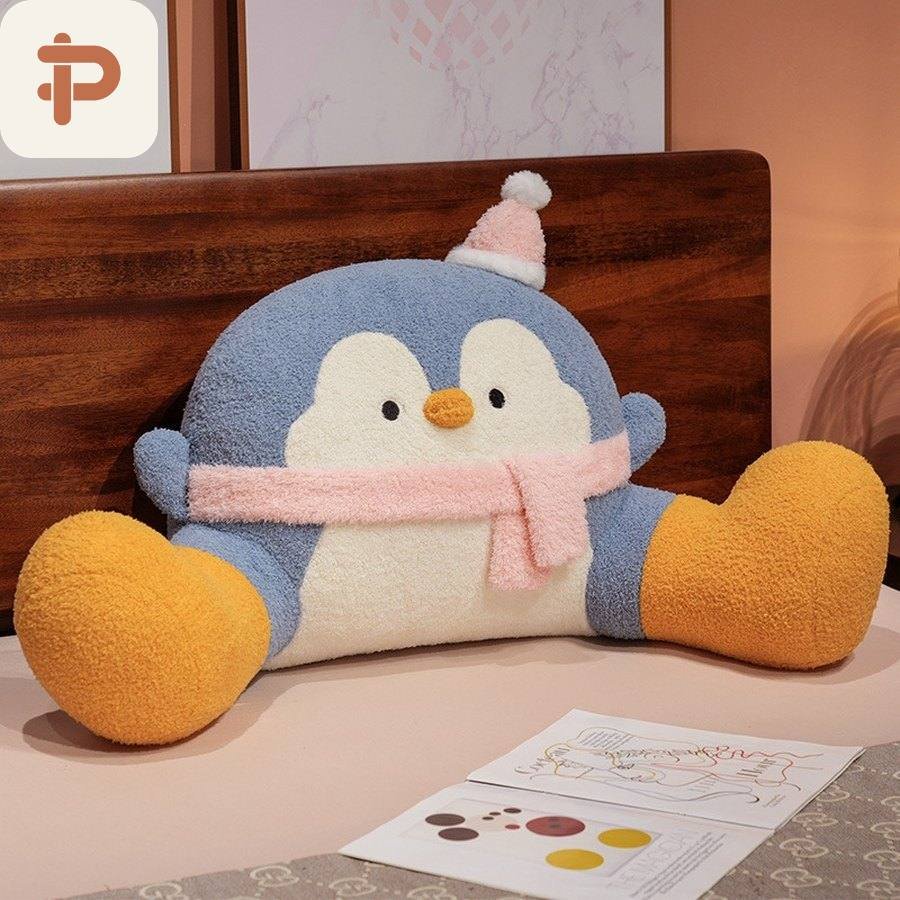 Penguin Bed Reading Backrest