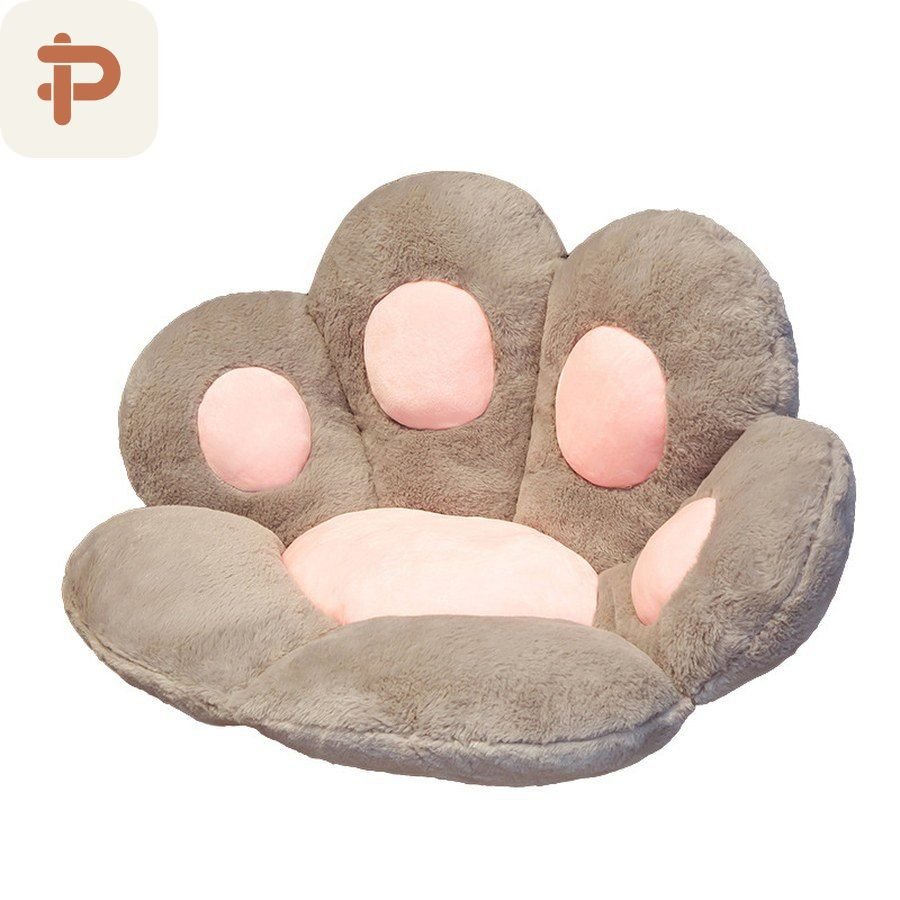 Cat Paw Lounge Seat Cushion, 2 Sizes