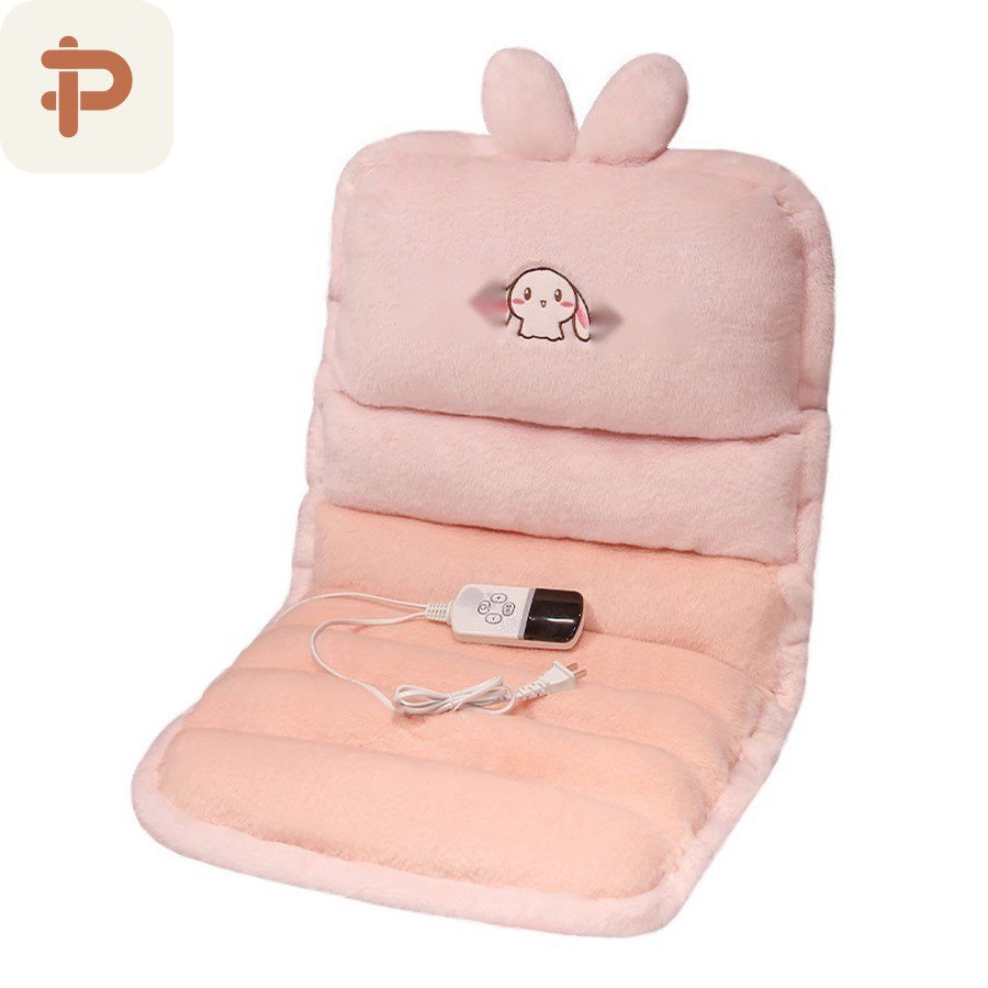 Faux-Fur One-Piece Seat Cushion, Heated Option