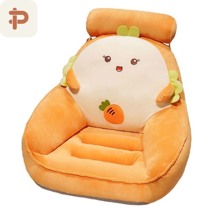 Cartoon Bucket Floor Seat Cushion