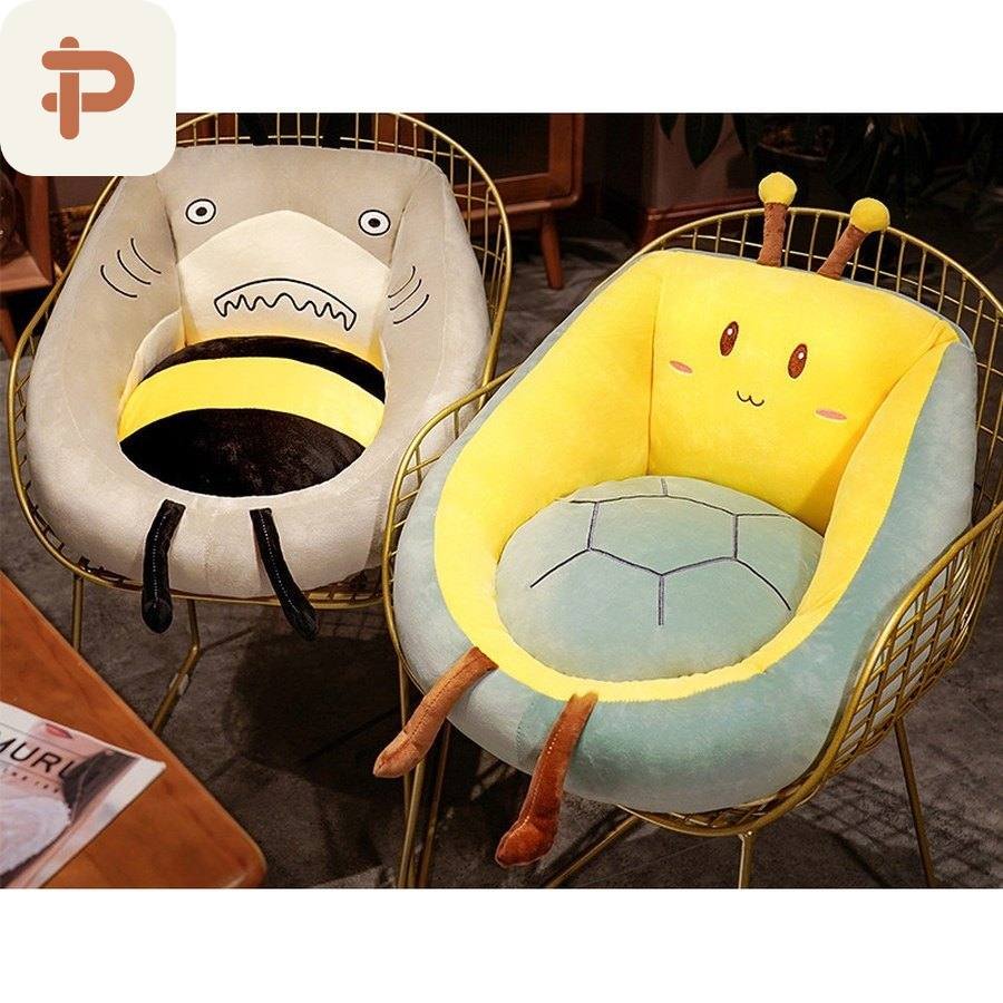 Cartoon Bucket Floor Seat Cushion