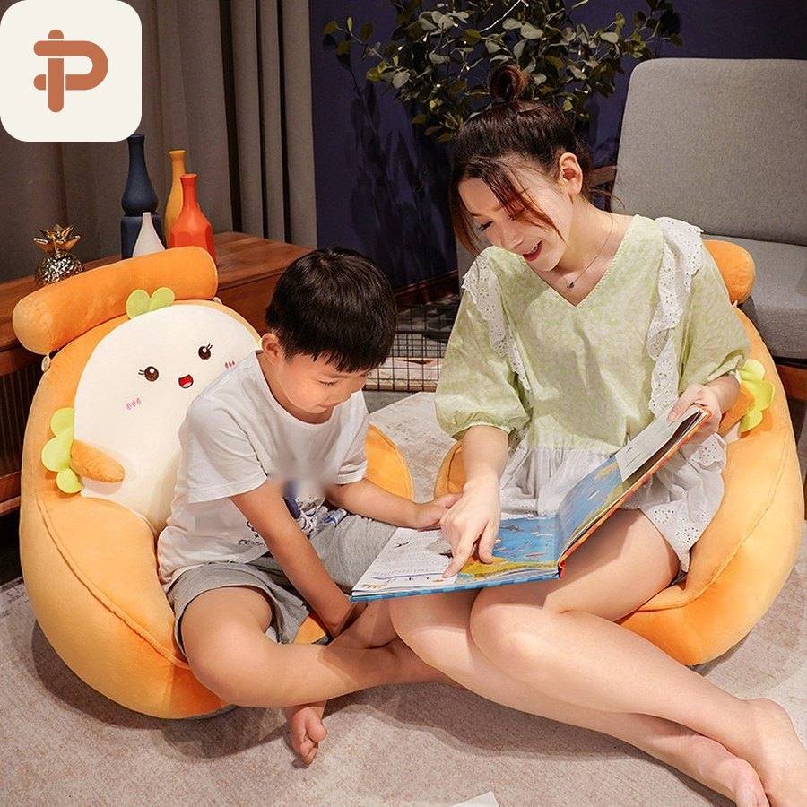 Cartoon Bucket Floor Seat Cushion
