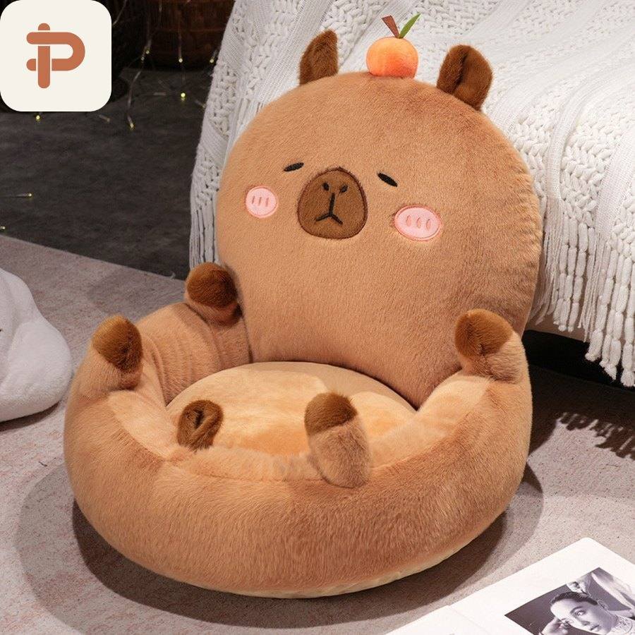 Capybara Hug Seat Cushion