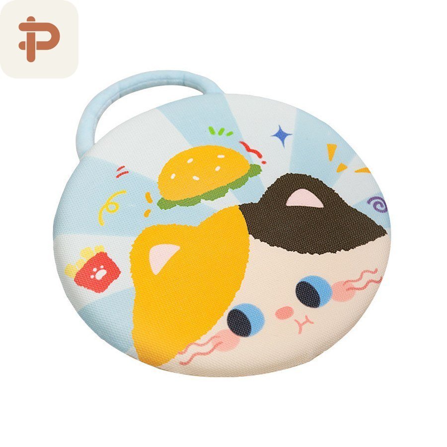 Printed Big-Eye Memory-Foam Seat Cushion