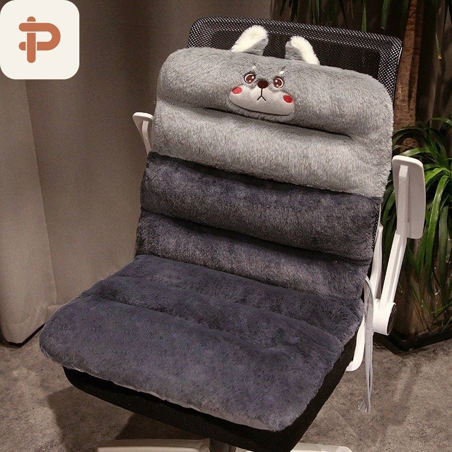 Faux-Fur One-Piece Seat & Back Cushion