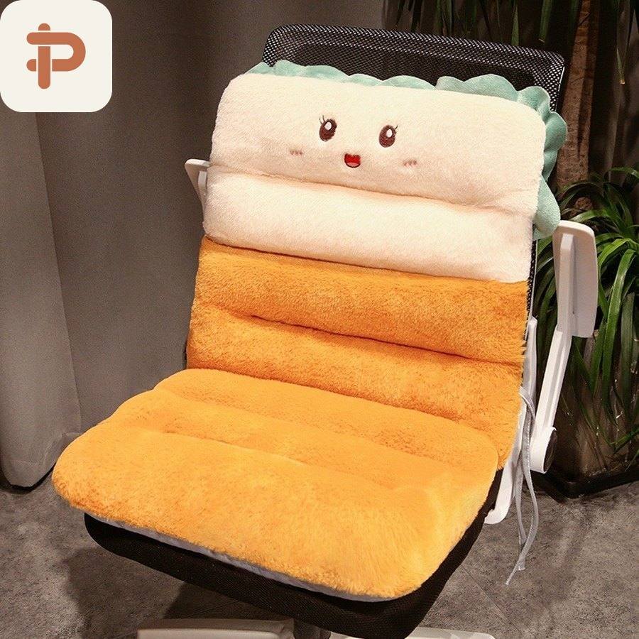 Faux-Fur One-Piece Seat & Back Cushion