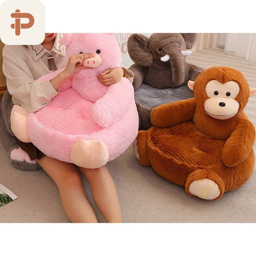 Kids Plush Animal Armchair