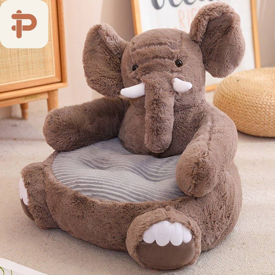 Kids Plush Animal Armchair