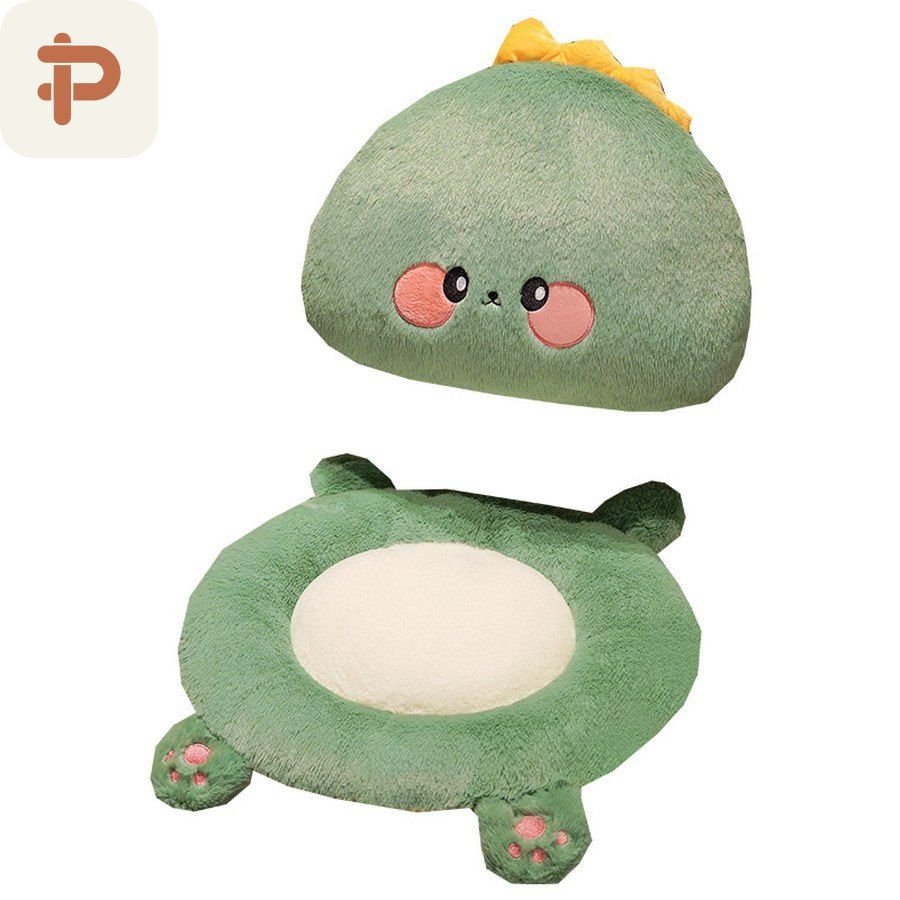 Animal Seat Cushion with Head Backrest