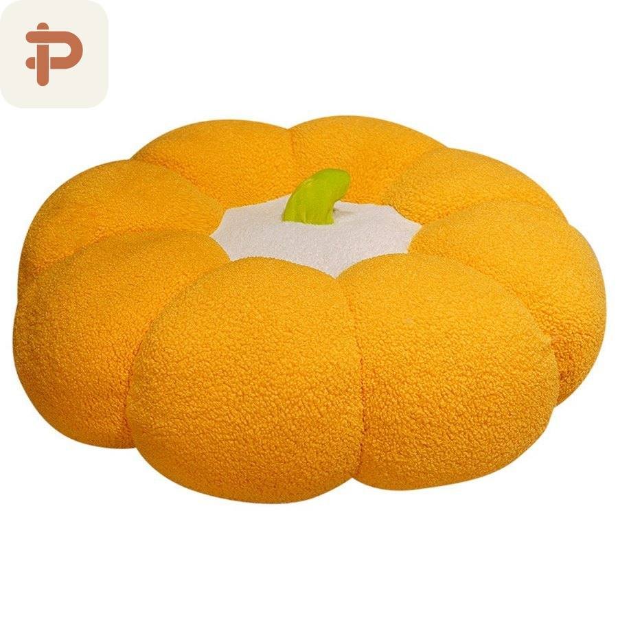 Pumpkin Floor Pouf, 45–90 cm